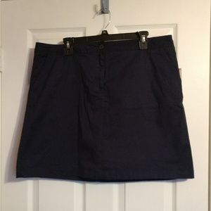 Laura Scott Skort Size 16, Navy Blue